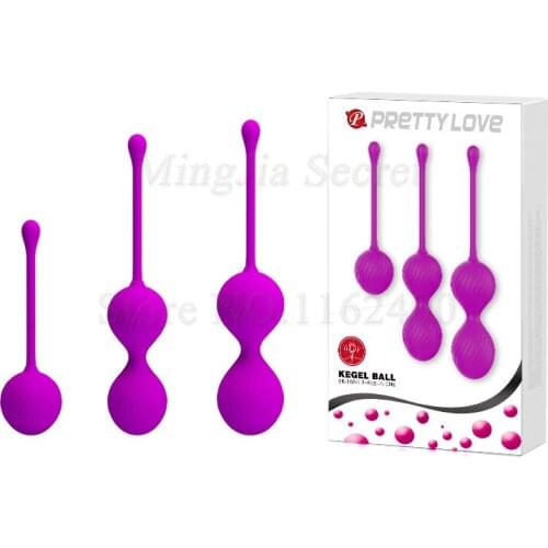 New Silicone Smart Ball Kegel Ball Ben Wa Ball Vagina Muscle Tighten Exercise Vaginal Geisha Ball Vibrator Sex Toys for Women
