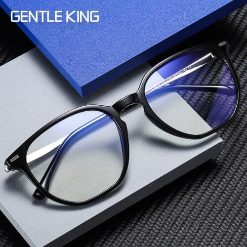 GENTLE KING Anti Blue Light Optical Frame Men Women Vintage Anti Blue Ray Computer Eyeglasses Gaming Glasses for Women Glasses