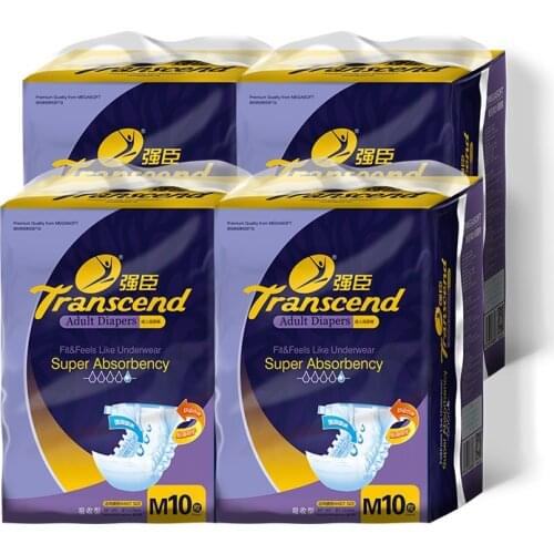 Disposable Diapers Incontinence underwear for Adult nappy comfortable abdl diapers disposable diapers for old people M size40pcs