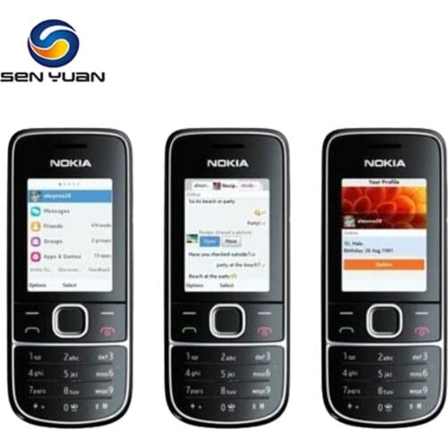 Original Nokia 2700C 2700 Classic Unlocked mobile phone GSM 2MP FM Mp3 Player cheap nokia phone