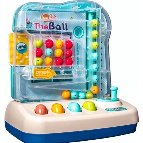 STEAM Montessori Puzzle Rolling Ball Toy Track Ball Game Machine Parent Child Interaction Childrens Indoor Toys