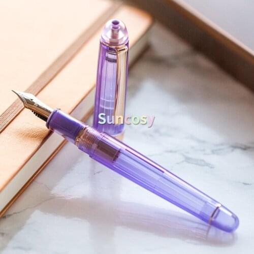 Platinum Fountain Pen Nice LAVANDE, 14K Nib Romantic Pink Purple Girly PNB-20000R Ink Pen Stationery Supplies