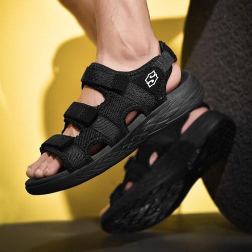 Dress geta beach sandale size shoe roman sport s samool hollow hombre mountain homme mens flat slippers on sandles in rubber de