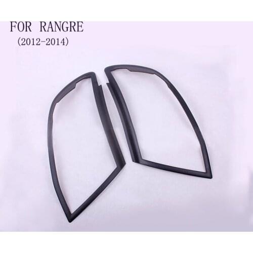 FIT For Ford Ranger 2012-2014 ABS Auto Lamp Hood Covers Decorations trim Headlight Lamp Shade Front Light Lamp Cover 2pcs/set