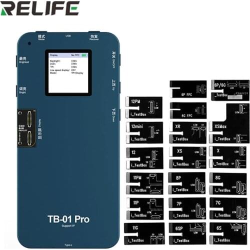 RELIFE Upgrade TB-01Pro Screen Display Tester 3D Touch Original Color Board LCD Programmer For All 6G 6S 6P-12ProMax/Mini Series