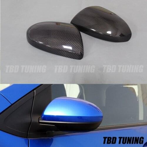 Real Carbon Fiber Mirror Cover For Mazda 2 3 6 2003 2004 2005 -2015 Mazda 6 2 3 Replacement Style Rear View Mirror Cover