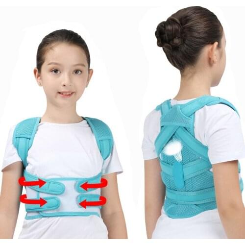 Adjustable Children Back Belt Kids Posture Corrector Humpback Correction Shoulder Spine Back Support Belt Corset for Girl Boy