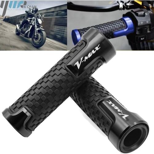 22MM 7/8'' V-MAX Motorcycle handlebar grips handle bar Grip for Yamaha V-MAX V Max Vmax 1200 1985-2016 2010 2011 2012 2013 14 15