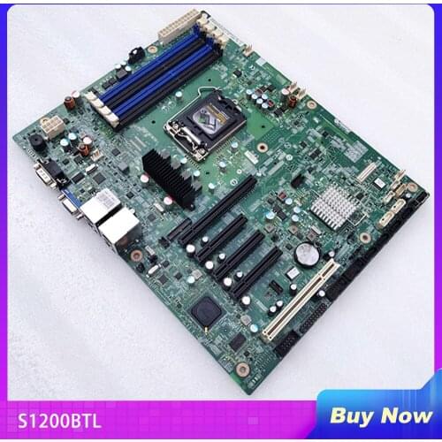 S1200BTL For INTER Server Motherboard LGA1155 SATA3 Supports E3-1230 V2 Will Test Before Shipping