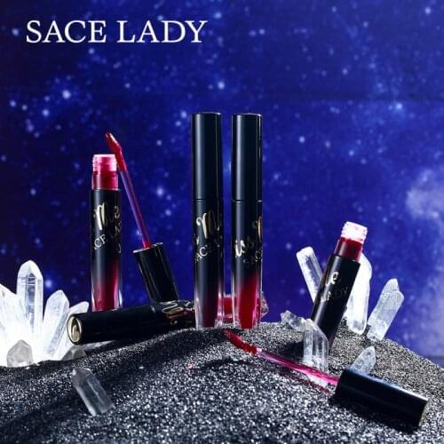 SACE LADY 6 Colors Gloss Liquid Lipstick Makeup Lip Stick Waterproof Long-lasting No Drying Matte Cosmetics Wholesale TSLM2