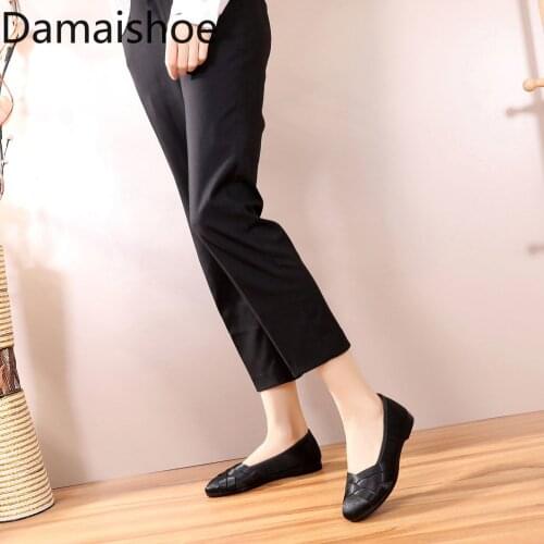 Cloth Shoes for Women Flat Bottom Heel Pregnant Women Soft Bottom Work Shoes Hotel Black Work Shoes Plus Size Womens Thin Shoes