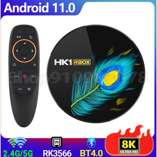 RK3566 Android 11.0 TV BOX HK1 RBOX R3 G52 2EE 4GB/8GB 32G/64G 2.4G/5.8G WiFi 8K30FPS HD H.265 BT 4.0 Media Player Set top Box