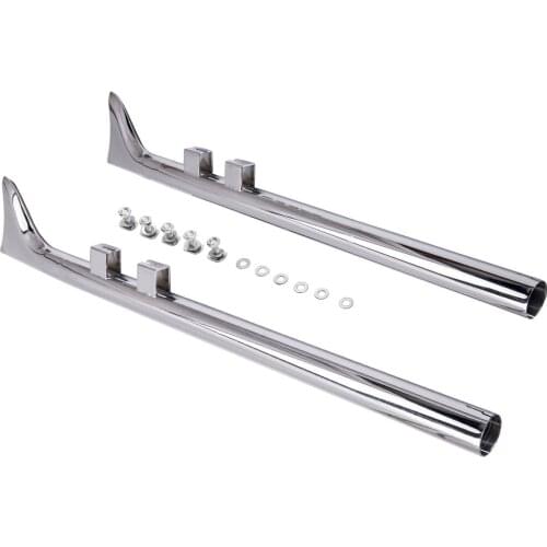 36" Fishtail Exhaust Slip On Mufflers for Harley Touring Street Compatible for Glide Road king 1995-2016