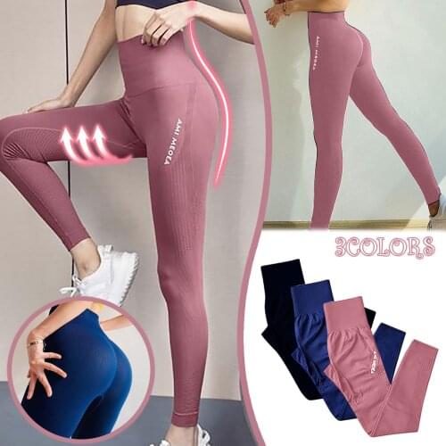 Women seamless leggings High Waist Capris Running Pants Quick Dry Sports Yoga Pants women clothing legging gainant femme E2