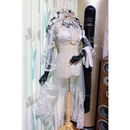 Anime Azur Lane HMS Formidable Sexy Flower Wedding Dress Ggorgeous Uniform Cosplay Costume Women Halloween Free Shipping 2021New
