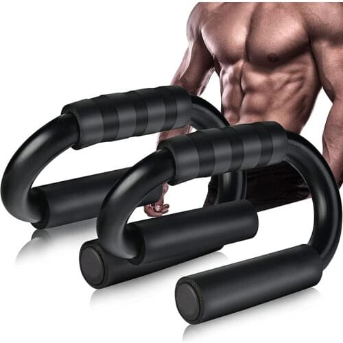 2 Push-ups Stands Shelf S Shape Push Up Stand Bar Gym Exercise Home Fitness Equipment Hand Grip Holder Trainer Muscle Training