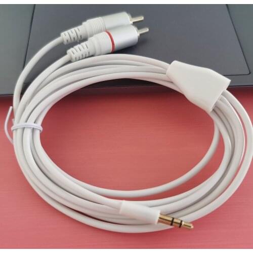 3.5 to 2RCA audio cable 2m 6ft