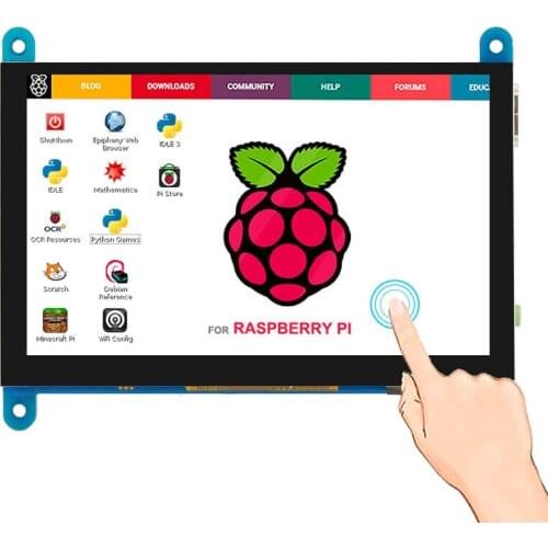 5 inch HDMI Screen Display Raspberry Pi Touchscreen Monitor 800x480 Compatible with Raspberry Pi 4 3B+ 3B 2B BB Black Banana Pi