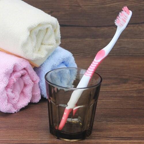 Free shipping 1PCS Double Ultra Soft Toothbrush Super soft Nano Brush Oral Care Nano-antibacterial Tooth brush eco friendly