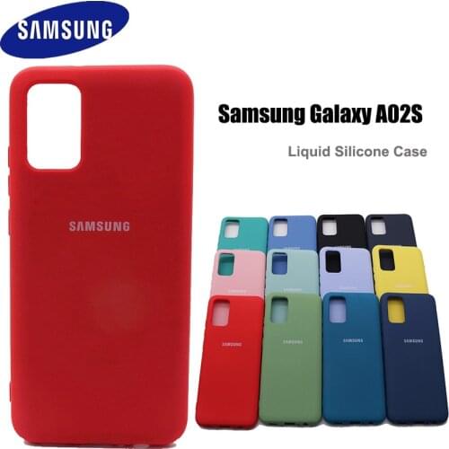A02S Liquid Silicone Case For Samsung Galaxy A02S Case A025F Silicone back cover For Samsung SM-A025F 6.5 Inch A 02S A02S Cover