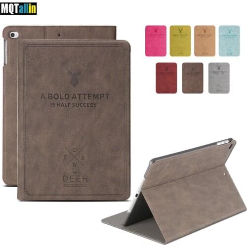 For iPad air/air 2 2017 2018 9.7 inch case Retro series of protective cover for mini 123 4 5 7.9 case Smart sleep wake up stand