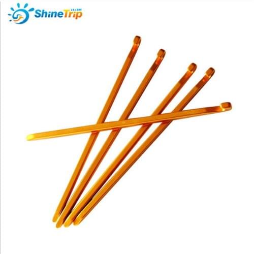 Tent Nail (100 pcs) 16cm Quadrilateral Aluminium Alloy Tent Stake Camping Equipment Outdoor Tent Peg Tent Accessories