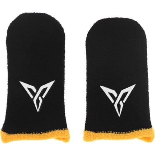 1 Pair L1 R1 Breathable Mobile Game Controller Finger Sleeve Touch Trigger for PUBG Mobile Rules of Survival Ga