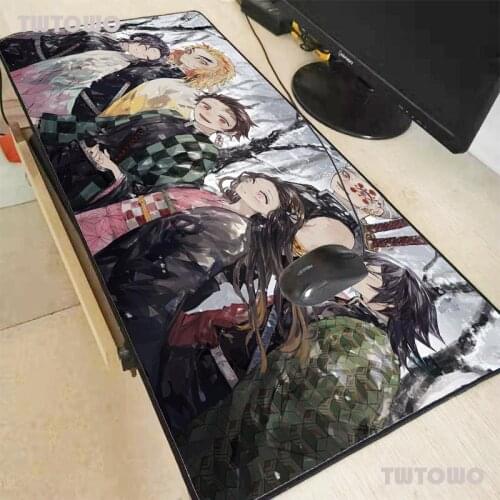 Computer Gaming MousePad Large Mouse Pad Gamer XXL PC Desk Mat Keyboard Pad for Anime Demon Slayer Kimetsu No Yaiba