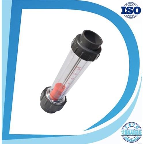 LZB25S plastic water flow meter 250-2500L/h Short tube 230mm
