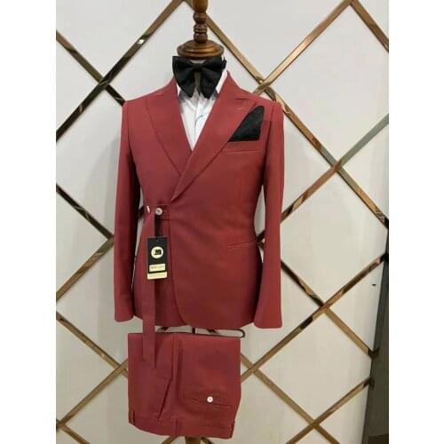 New Design Mens Suit Autumn Winter British style Boutique Mens Suit Business Casual Formal Suit 2-piece Suit Party Dress Homme