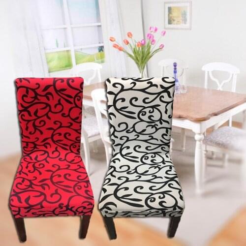 Dining Chair Cover Spandex Elastic Print Modern Slipcovers Furniture Covers with Back Kitchen Home Wedding housse de chaise