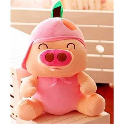 Fruit pink peach design 18cm Mcdull pig plush toy baby toy Christmas gift h590