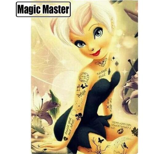 Full Square/Round Drill 5D DIY Diamond Painting "butterfly fairy" Embroidery Cross Stitch 3D Home Decor