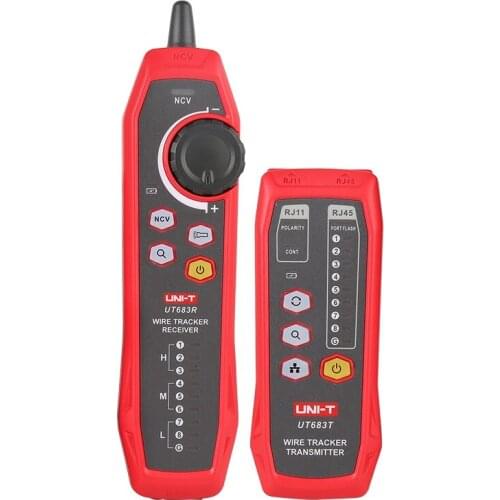 UNI-T UT683KIT Lan Tester Network Wire Tracer Cable Tracker RJ45 RJ11Telephone Line Finder Repairing Networking Tool