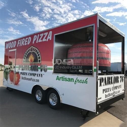 Street Sale Fast Food Kiosk Taco Halal Waffle House Ice Cream Hot Dog Food Truck Pizza