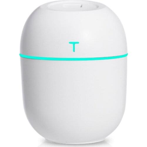 Car Humidifier Mini Desktop Usb Humidifier Home Car Water Replenishment Meter 220ml Car Fresher ABS+silicone 1.5-2w White Green