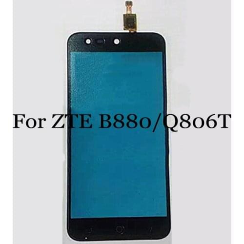 High quality For ZTE B 880 Q806 T Touch Screen Digitizer Sensor Replacement For ZTE B880 Q806T Touch panel with flex cable
