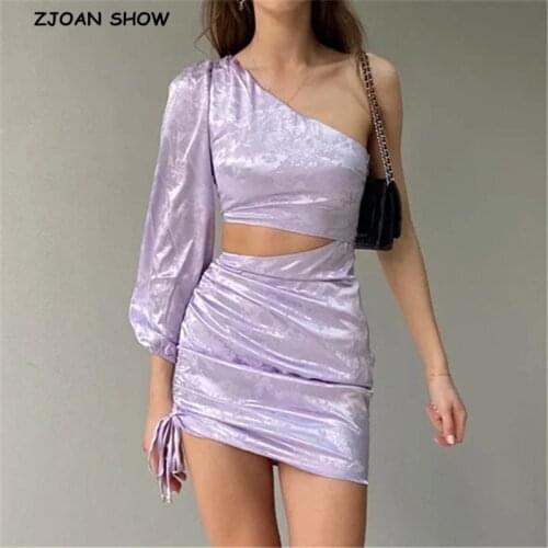 2020 Satin Jacquard Floral Short T-shirt Crop Top Sexy Women Lacing Up Ruched Mini Short Skirt Single Sleeve Tops 2 Pieces Set