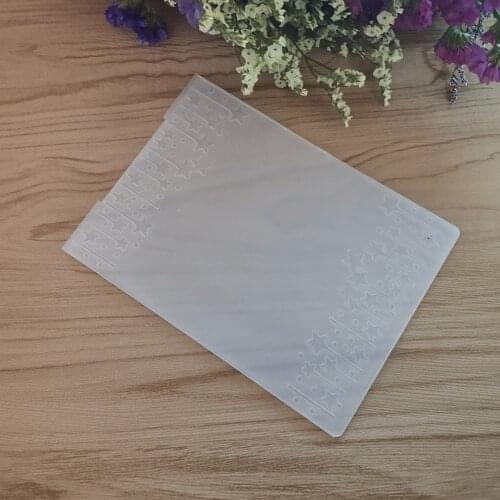 Star Embossing Folders Scrapbooking For Card Making Supplies Album Paper Crafts Decoration