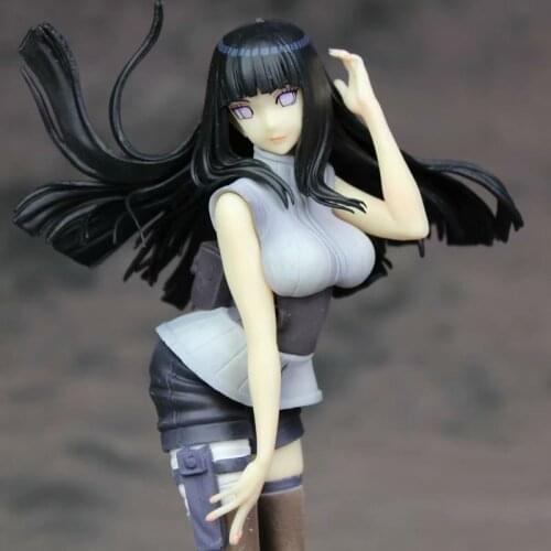 1 PCS 21CM Ninja Hyuga Hinata Action Figure Model Toys Ornaments Doll Desktop Decoration Gift