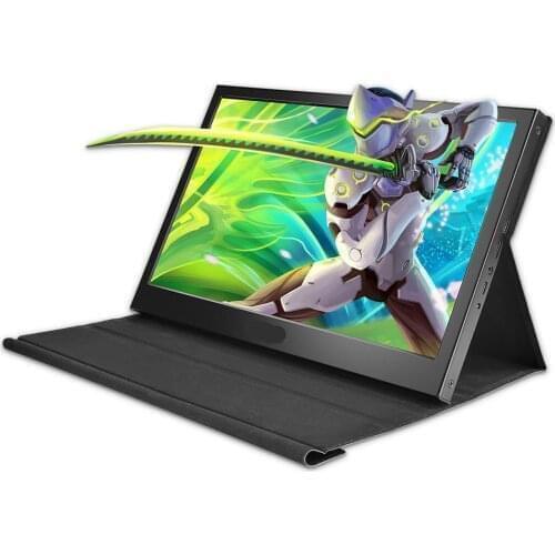 15.6 inch Portable Monitor with HD Type-C USB for Laptop PC Full HD 1920*1080P Gaming Monitor