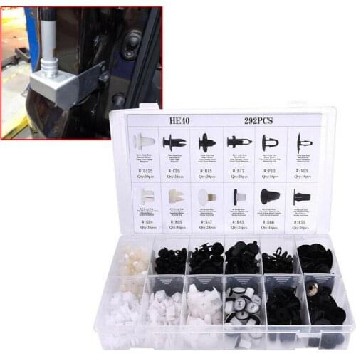 292PCS Car Fender Door Hood Bumper Trim Clip Body Retainer Assortment Fit for TOYOTA