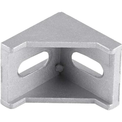 5Pc Aluminum L Shape Brace Corner Joint Right Angle Bracket Fittings 40x40mm