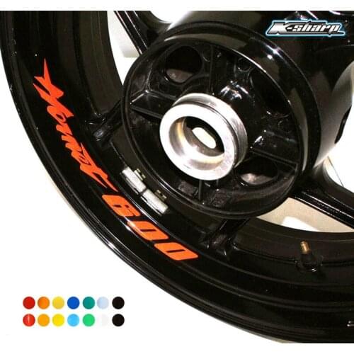 8 X CUSTOM INNER RIM DECALS WHEEL Reflective STICKERS STRIPES FIT HONDA HOANET 600