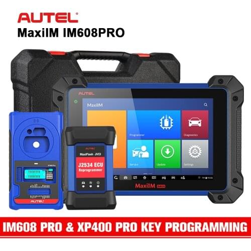 Autel IM608PRO Advanced Key Programming All System Diagnostics Tool w/ XP400 PRO Key Programmer ECU Coding Upgrade IM608 & IM508