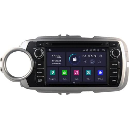 7" IPS Android 10 Car DVD Stereo 2 Din Auto Radio For Toyota Yaris 2012-2019 GPS Navigation 8 Core 4GB RAM Tape Recorder Camera