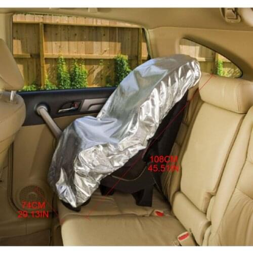 Car Baby Seat Sun Shade Protector for Children Kid Aluminium Film Seat Sun Visor