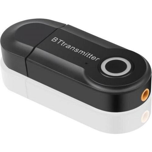 Bluetooth Transmitter 3.5MM Jack Audio Adapter Wireless Bluetooth Stereo Audio Transmitter Adapter for TV Headphones