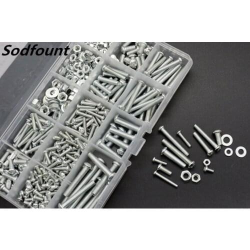 Cap Screw nut bolt washer kit set DIY Hardware Wholesale M4 M5 M3