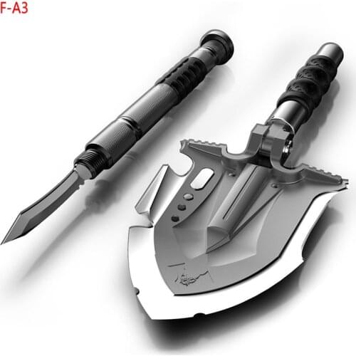 Camping Shovel Survival Shovel Military Portable Folding Multifunctional Mini Outdoor Spade Multi-functional Wild Equipment Tool